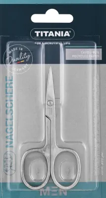 Ножницы для маникюра Titania Men's Nail Scissors мужские, из нержавеющей стали, 9,5 см