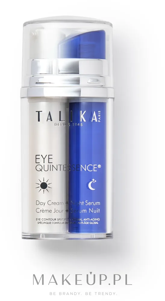 Набор для век Talika Eye Quintessence дневной крем и ночная сыворотка с ниацинамидом и гиалуроном 2x10 мл