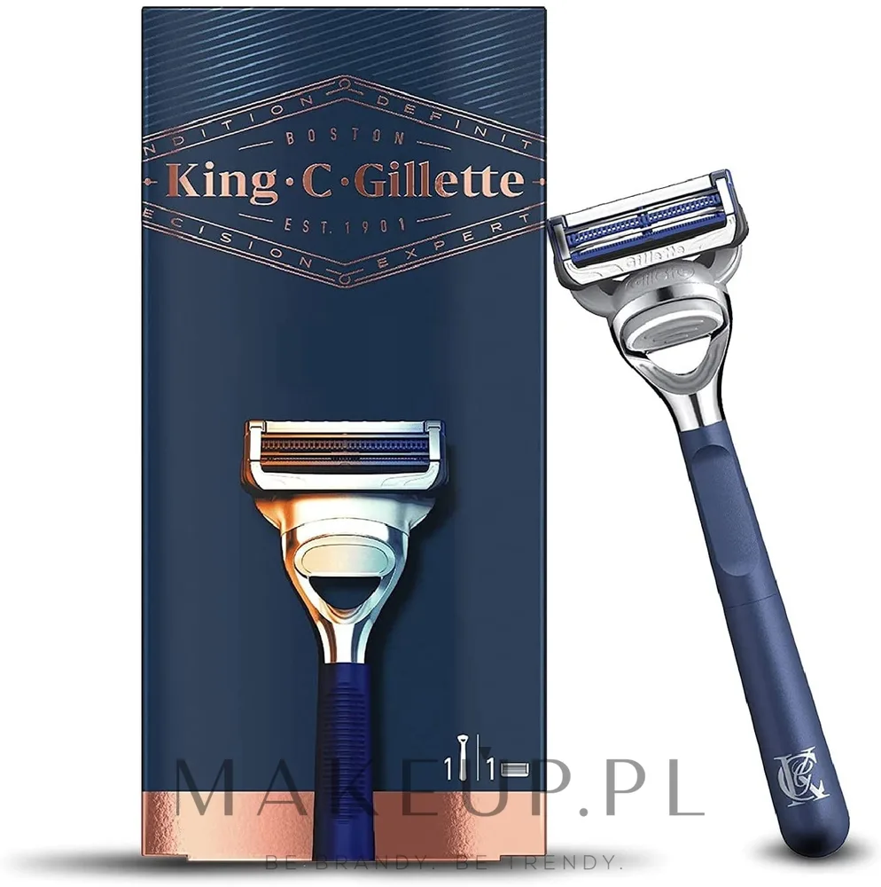Бритва для шеи Gillette King C. Neck Razor, для бритья шеи и щёк, 1 шт
