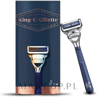 Бритва для шеи Gillette King C. Neck Razor, для бритья шеи и щёк, 1 шт