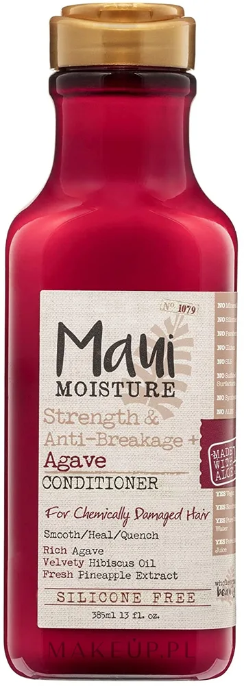 Восстанавливающий кондиционер с агавой для повреждённых волос Maui Moisture Strength & Anti-Breakage + Moisturizing Agave Conditioner, 385 мл