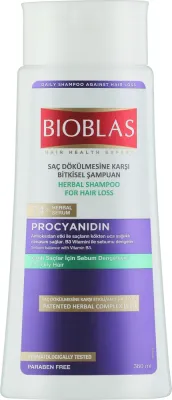 Шампунь для волос Bioblas Procyanidin Shampoo с процианидином, для жирных волос, 360 мл