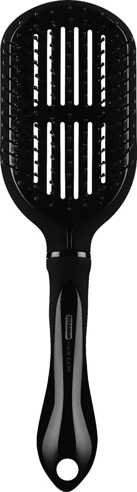 Щётка для волос Titania Jumbo Cushion Brush прорезиненная ручка