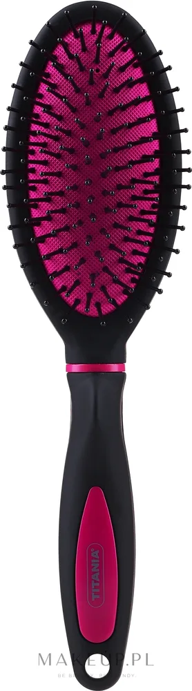 Щётка для волос Titania Pneumatic Hair Brush розово-чёрная