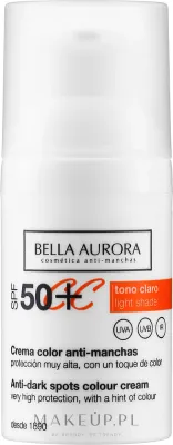 CC-крем Bella Aurora CC Anti-Spot Cream против тёмных пятен матирующий SPF 50, 30 мл