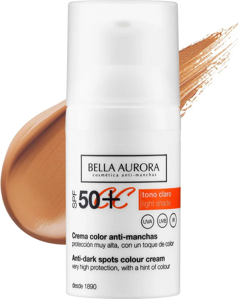 CC-крем Bella Aurora CC Anti-Spot Cream против тёмных пятен матирующий SPF 50, 30 мл, оттенок Medium