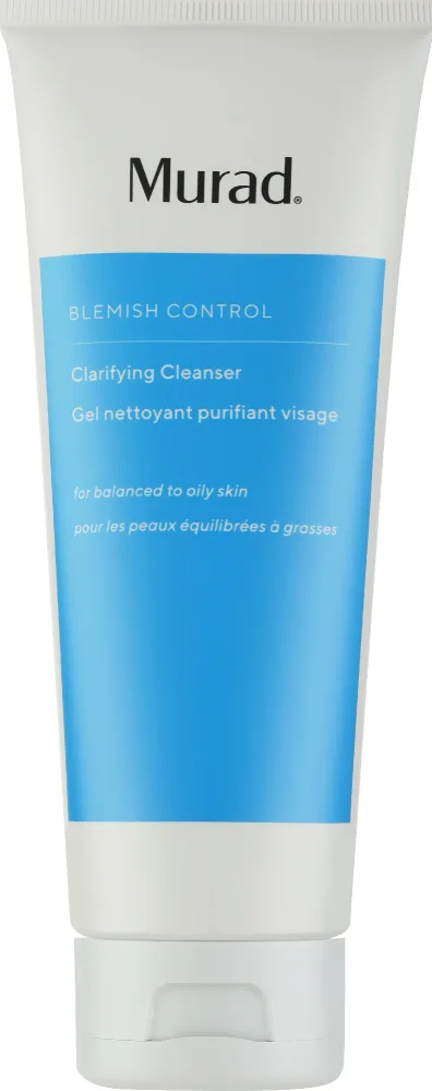 Murad Acne Control Clarifying Cleanser средство для умывания для кожи склонной к акне 148 мл, гель для очищения пор с ментолом