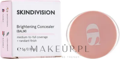 Корректор для лица SkinDivision Brightening Concealer Balm с сияющим эффектом, бальзамовая текстура, 5 г