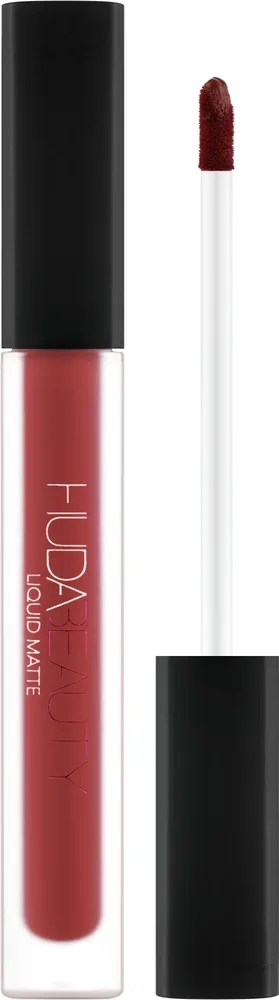 Жидкая помада для губ Huda Beauty Liquid Matte Ultra-Comfort матовая, оттенок Famous