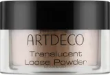 Рассыпчатая пудра Artdeco Translucent Loose Powder прозрачная, 8 г, оттенок 02 - Translucent Light — фото 1