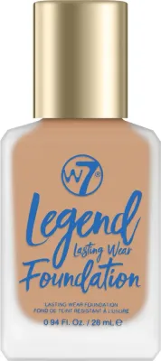 Тональная основа W7 Legend Foundation Lasting Wear стойкая, 28 мл