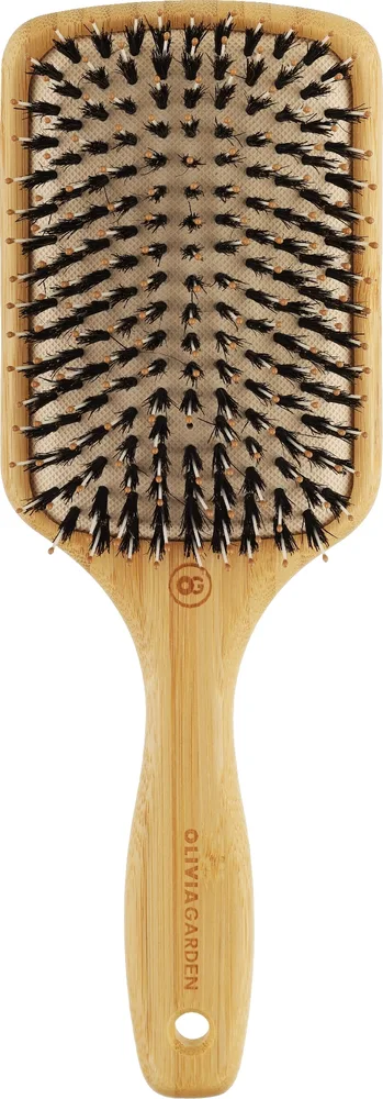 Щётка для распутывания волос Olivia Garden Bamboo Touch Detangle Combo L бамбук