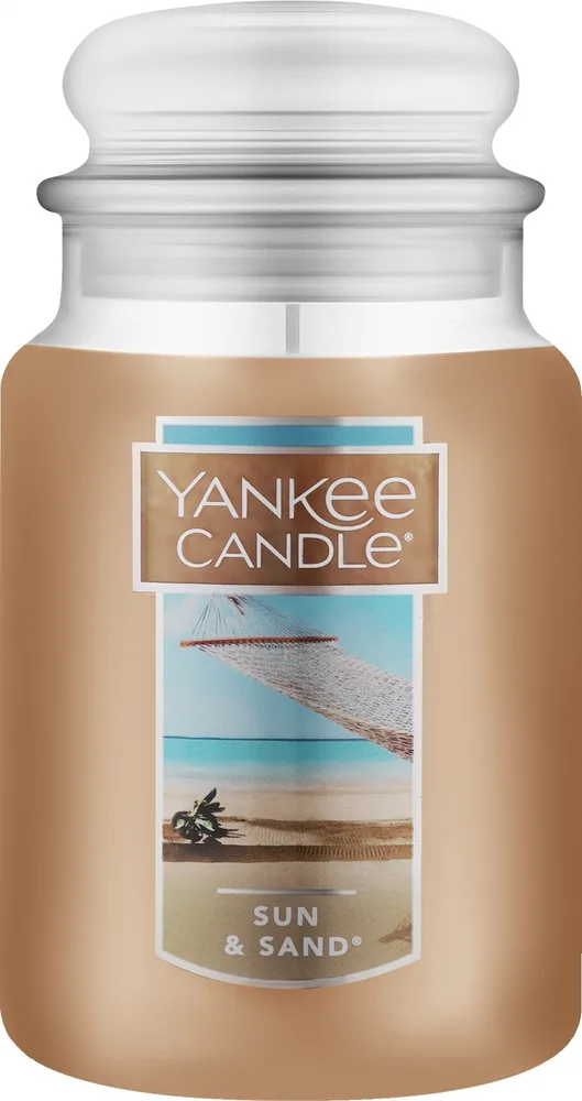 Свеча ароматическая Yankee Candle Sun and Sand «Солнце и песок», в большой банке, 623 г