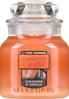 Свеча ароматическая Yankee Candle Tangerine and Vanilla в банке, с ароматом мандарина и ванили, 104 г