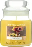 Yankee Candle Golden Autumn / Свеча в стекле, имбирь, осенние цветы и пачули, 411 г — фото 1