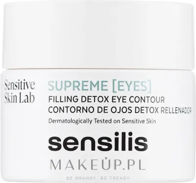 Средство для кожи вокруг глаз Sensilis Supreme Renewal Detox Eye, ночное, восстанавливающее