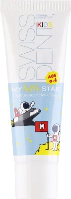 Зубная паста для детей Swissdent Kids My Little Star Toothpaste, до 6 лет, с нейтральным вкусом, 50 мл