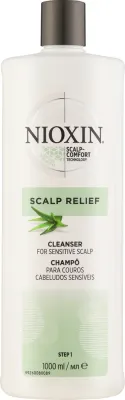 Шампунь для чувствительной кожи головы Nioxin Scalp Relief Cleanser Shampoo, для ежедневного применения, 200 мл