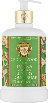 Жидкое мыло Saponificio Artigianale Fiorentino Cedar Wood & Tonka кедр и тонка, 500 мл