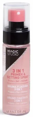 Фиксатор макияжа Magic Studio 3In 1 Primer Setting Spray праймер и спрей 3 в 1, 85 мл