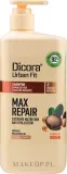 Шампунь для волос Dicora Urban Fit Shampoo Max Repair для повреждённых волос, с маслом макадамии, 800 мл — фото 3