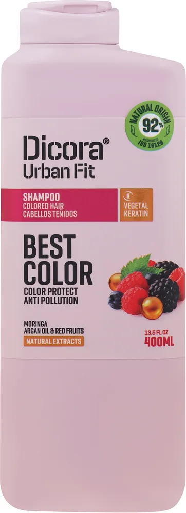 Шампунь для волос Dicora Urban Fit Shampoo Best Color для окрашенных волос, с аргановым маслом, 400 мл / 800 мл