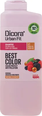 Шампунь для волос Dicora Urban Fit Shampoo Best Color для окрашенных волос, с аргановым маслом, 400 мл