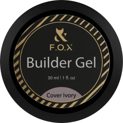 Моделирующий гель для ногтей F.O.X Builder Gel самовыравнивающийся, натуральные оттенки, 30 мл