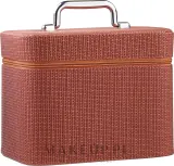 Косметичка-шкатулка Top Choice Wall Brown XL 99038 коричневая 25х17х20 см — фото 1