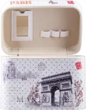 Косметичка-шкатулка Top Choice Paris Triumph XL 98826 с принтом 25х17х20 см — фото 2