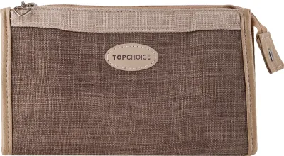 Косметичка Top Choice Nature Tones 99250 светло-коричневая молния