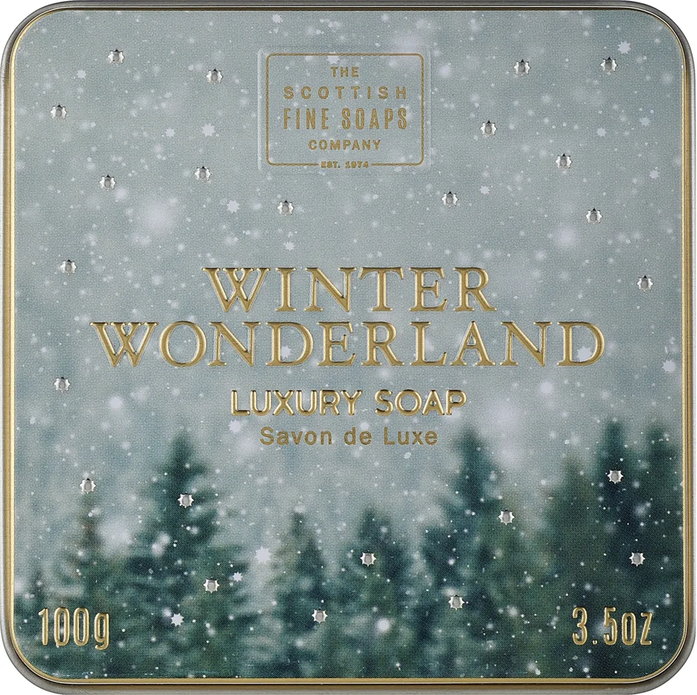 Мыло для тела Scottish Fine Soaps Winter Wonderland в металлической банке, 100 г