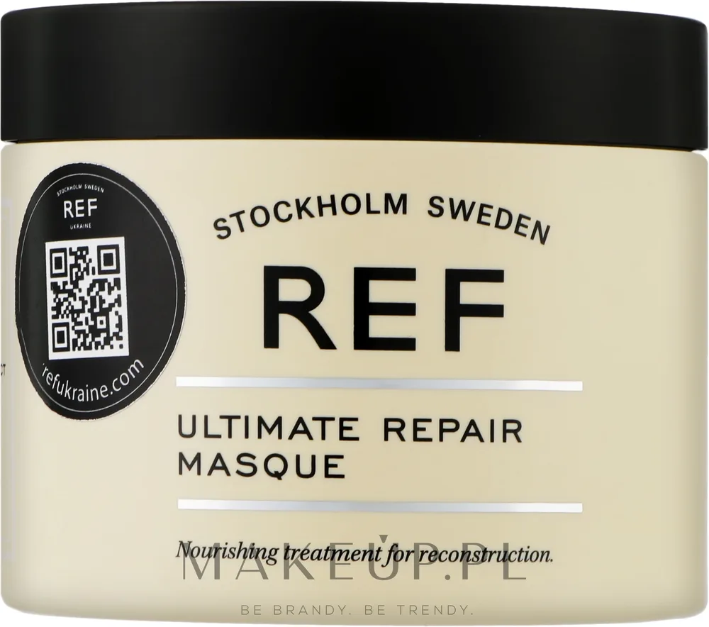 Маска для волос REF Ultimate Repair восстанавливающая, протеины пшеницы, масло мурумуру, киноа, витамин E