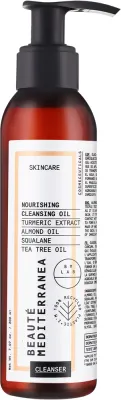 Масло для лица Beaute Mediterranea Nourishing очищающее с миндалём и куркумой для сухой кожи 200 мл