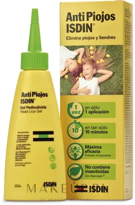 Гель от вшей Isdin Antipiojos Gel педикулицидный, от вшей и гнид, 100 мл