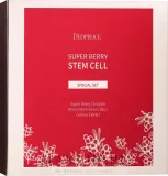 Набор Deoproce Super Berry Stem Cell лосьон эссенция крем и крем для век со стволовыми клетками розы 130+130+50+20 мл — фото 1