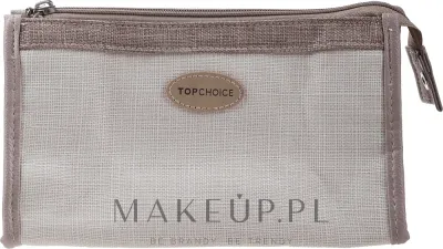 Косметичка Top Choice Nature Tones 99250 со скрытым карманом, светло-бежевая, 1 шт