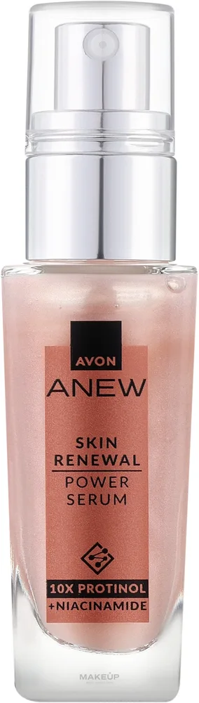 Восстанавливающая сыворотка для лица Avon Anew Renewal Power с протинолом и ниацинамидом 30 мл
