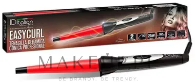 Плойка для волос Iditalian Easy Curl коническая, с керамическим покрытием, 25 Вт, 25 мм, 1 шт