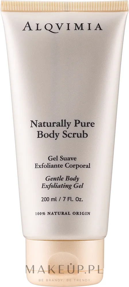 Скраб-гель для тела Alqvimia Naturally Pure деликатный отшелушивающий, 200 мл