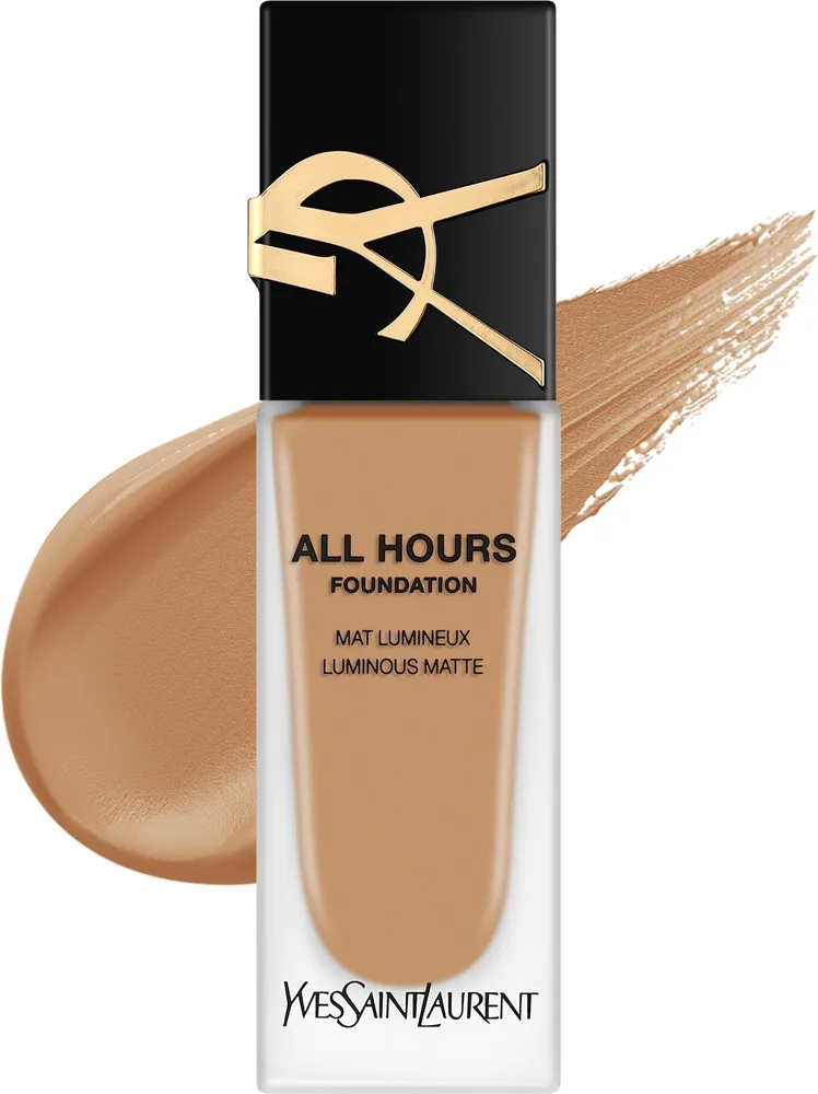 Тональный флюид Yves Saint Laurent All Hours Foundation Luminous Matte матирующий стойкий, 25 мл, оттенок MN10