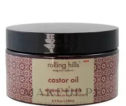 Rolling Hills Castor Oil маска для волос укрепляющая для повреждённых и ломких волос 250 мл
