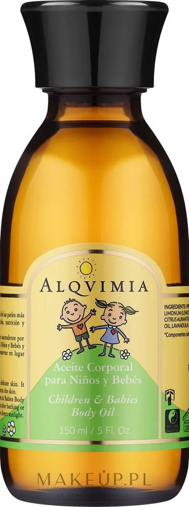 Детское масло для тела Alqvimia Children & Babies Body Oil с миндалём и лавандой