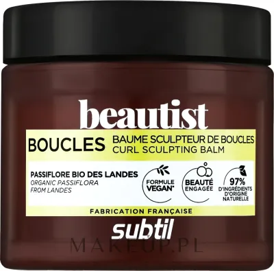 Бальзам для вьющихся волос Subtil Beautist Curly Balm моделирующий локоны, с экстрактом пассифлоры