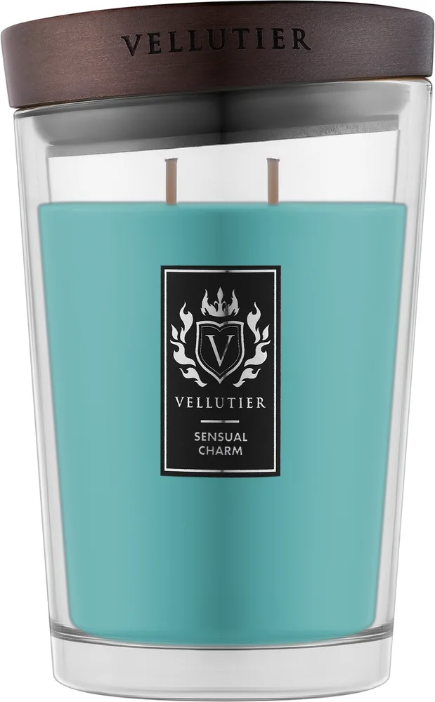 Vellutier Sensual Charm / Свеча в стекле, бергамот, грейпфрут и сандал