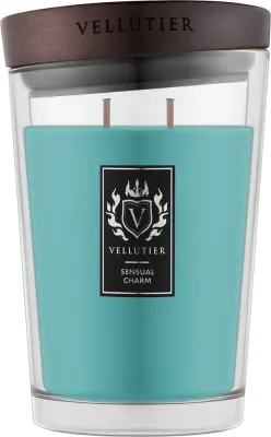 Vellutier Sensual Charm / Свеча в стекле, бергамот, грейпфрут и сандал, 515 г