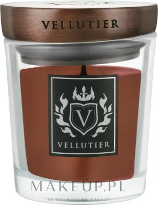 Vellutier Gentlemens Lounge / Свеча в стекле, бергамот, лаванда и кожа, 90 г