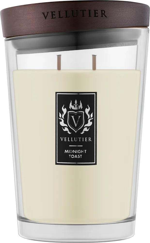 Vellutier Midnight Toast / Свеча в стекле, джин-тоник, дыня и кедр