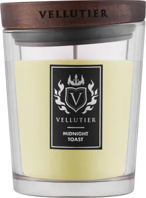 Vellutier Midnight Toast / Свеча в стекле, джин-тоник, дыня и кедр, 225 г
