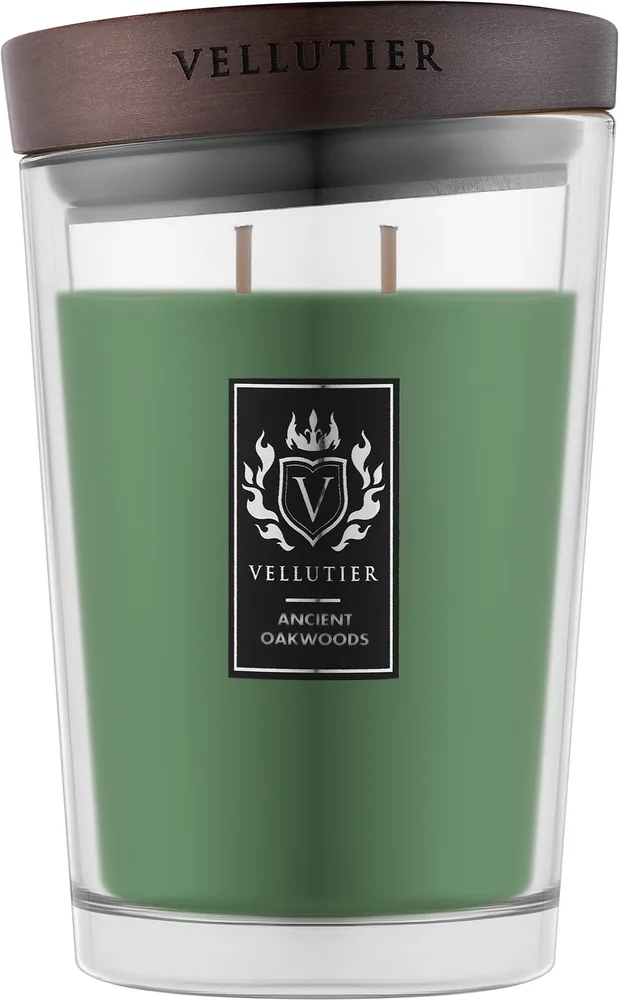 Vellutier Ancient Oakwoods / Свеча в стекле, дуб, мох и кедр